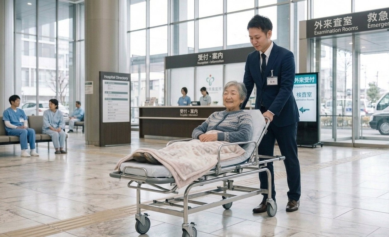 長距離搬送の様子